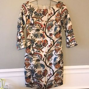 J.Crew Silk Paisley Dress
